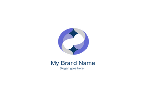 A Harmonious Circle and Diamond Logo Design